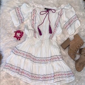 White Off the Shoulder Dress